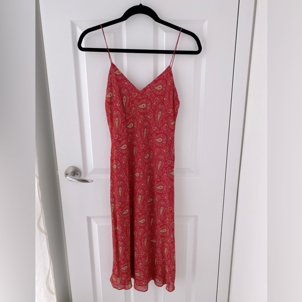 Ralph Lauren Paisley Slip Dress